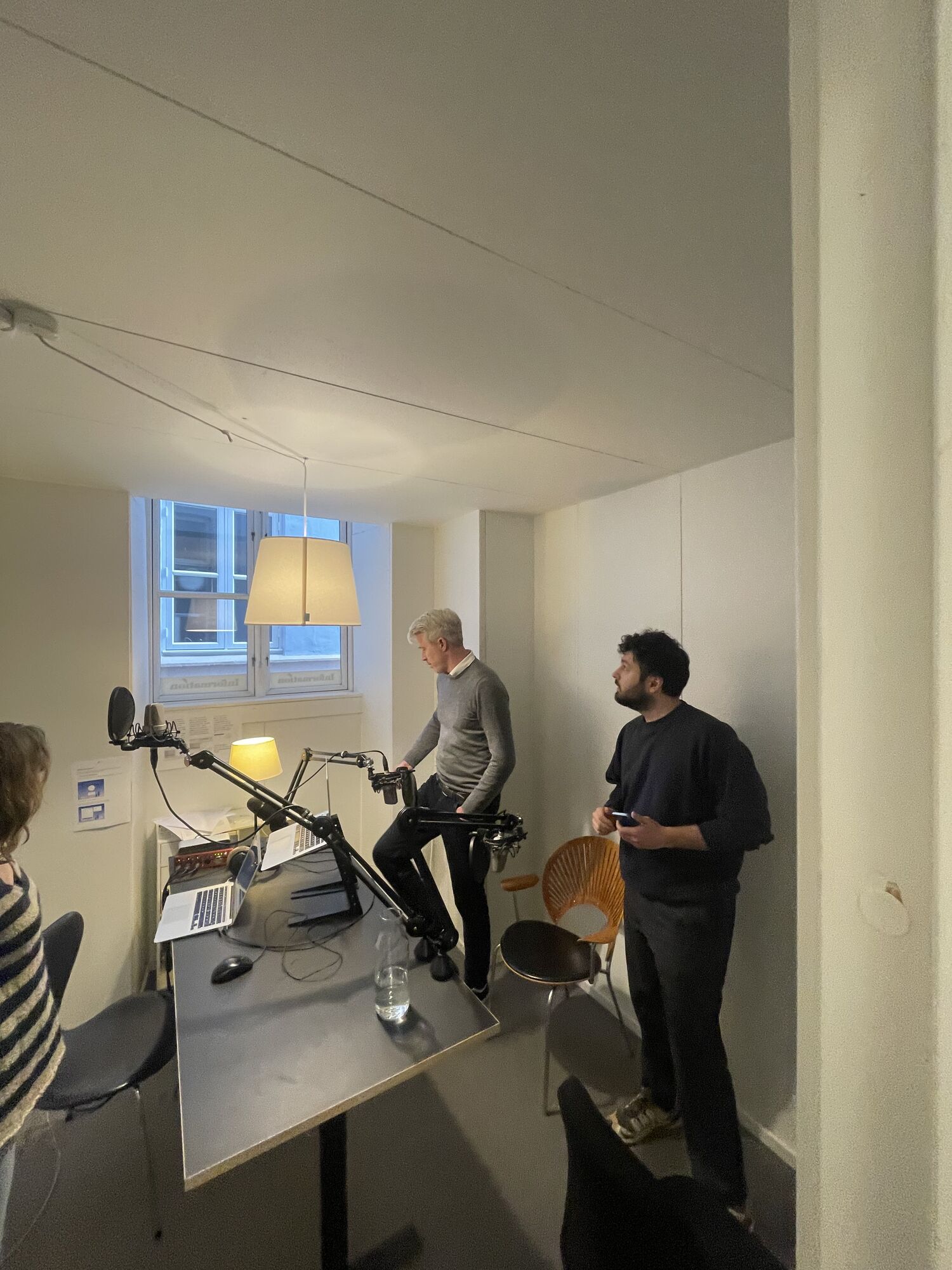 Forside Podcastopstilling hos Information